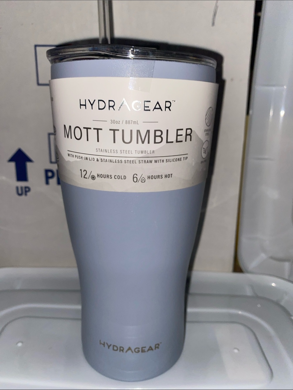 Hydragear Mott Tumbler in Light Blue - 30oz Stainless Steel Travel Cup